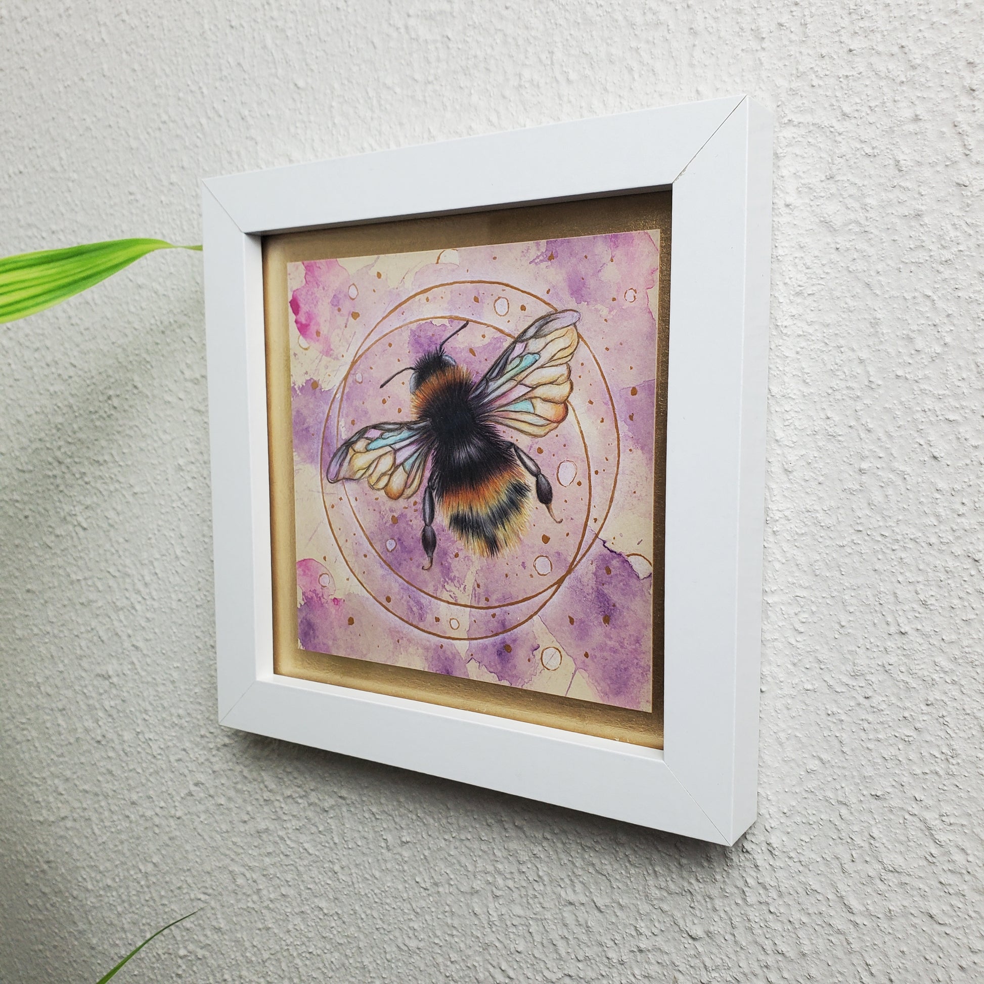 Krafttier Hummel –  handgemaltes magisches Tierportrait