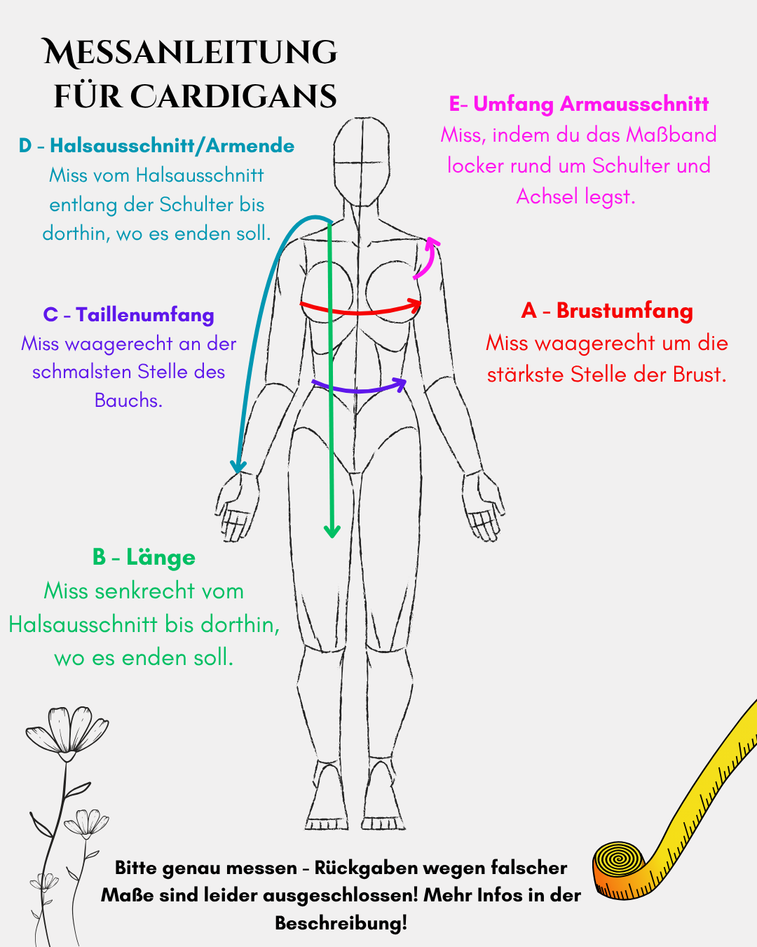 Individuelle Anfertigung - Gehäkelter Cardigan 'Sonnentau'