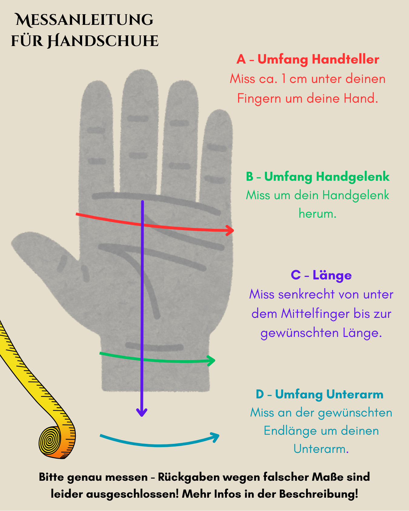 Individuelle Anfertigung - Gehäkelte Handschuhe 'Handkuss'