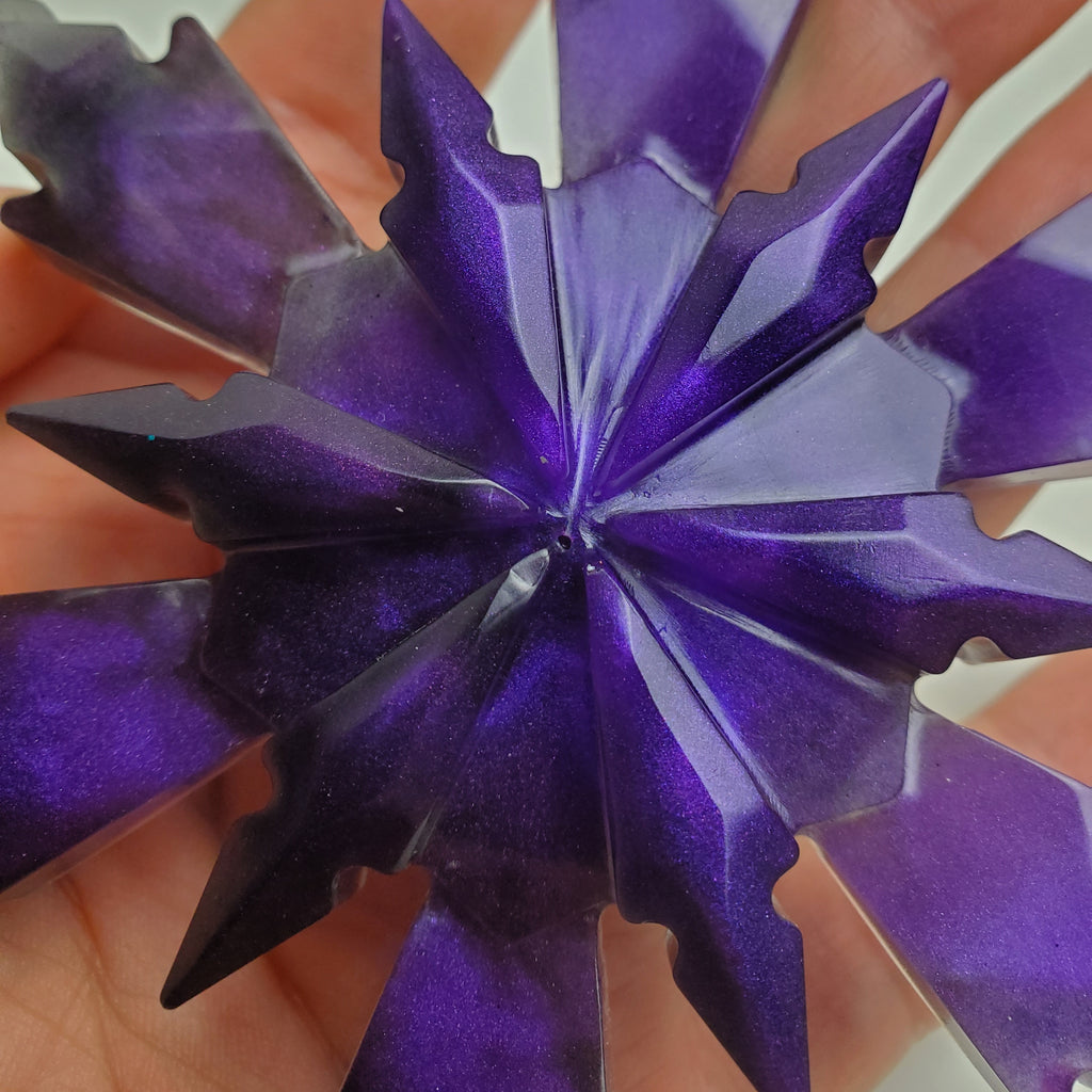 Schneeflocke aus Epoxidharz Bware