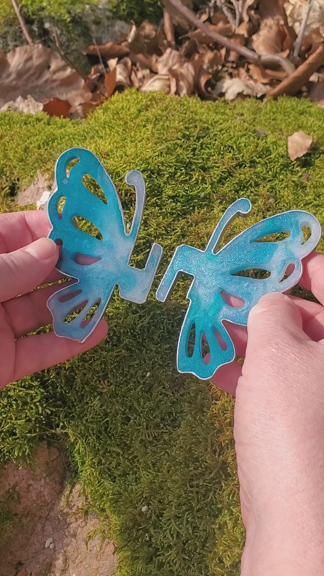 Dekoschmetterling aus Epoxidharz