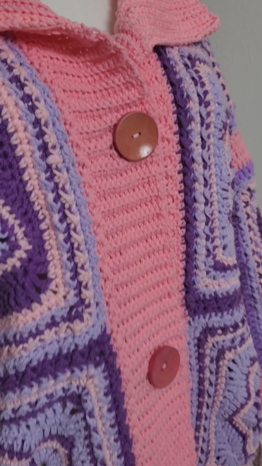 Gehäkelter Cardigan