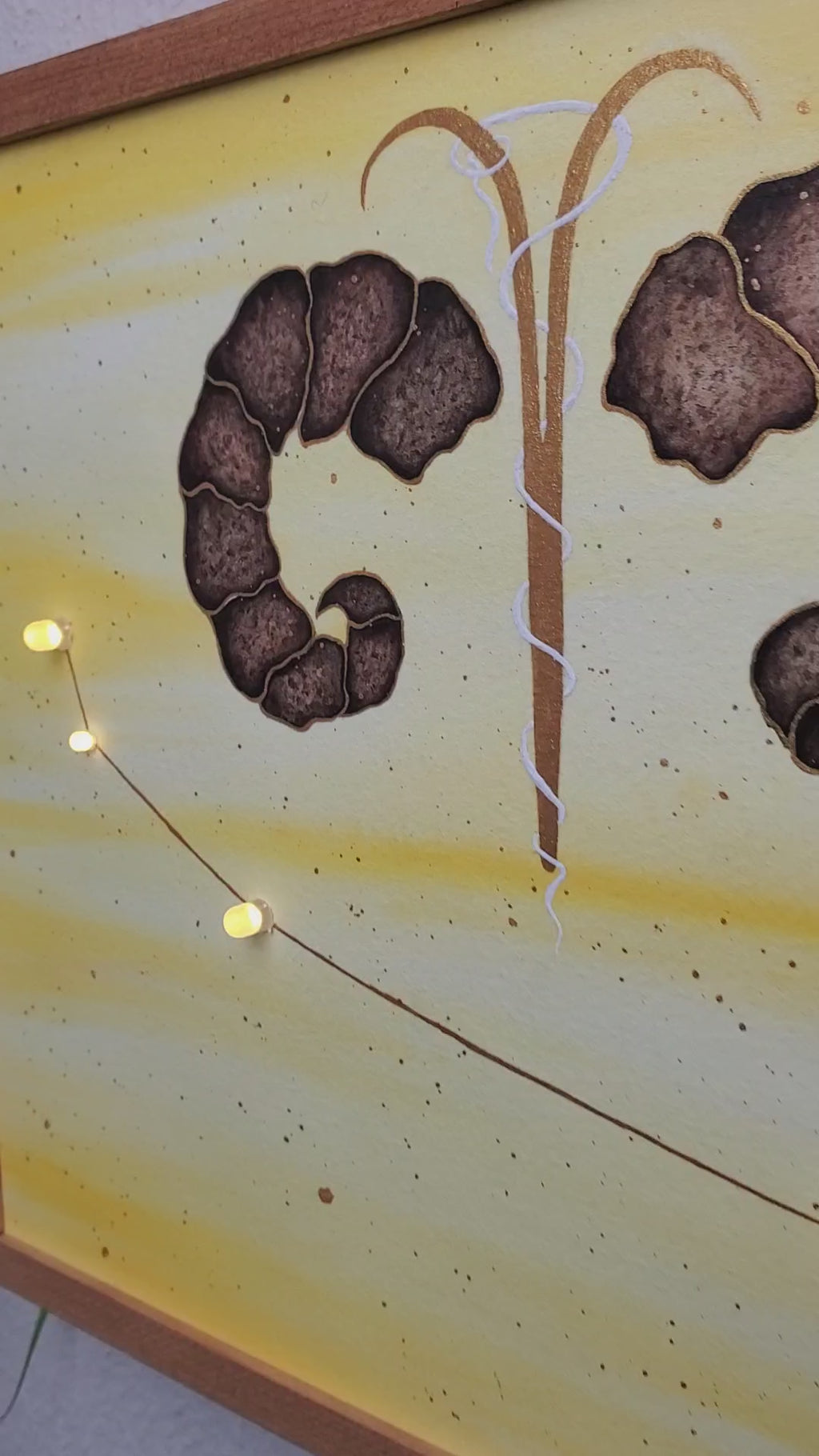 Individuelle Anfertigung - Leuchtendes Sternzeichenbild