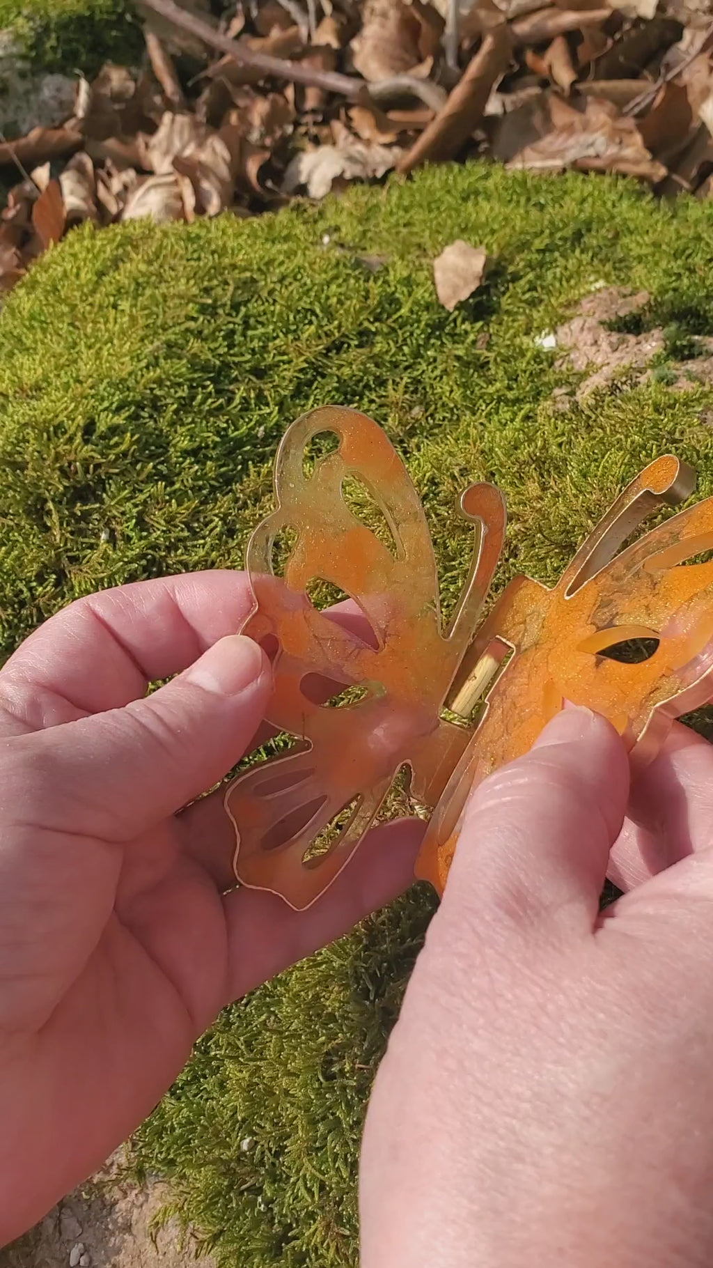 Dekoschmetterling aus Epoxidharz