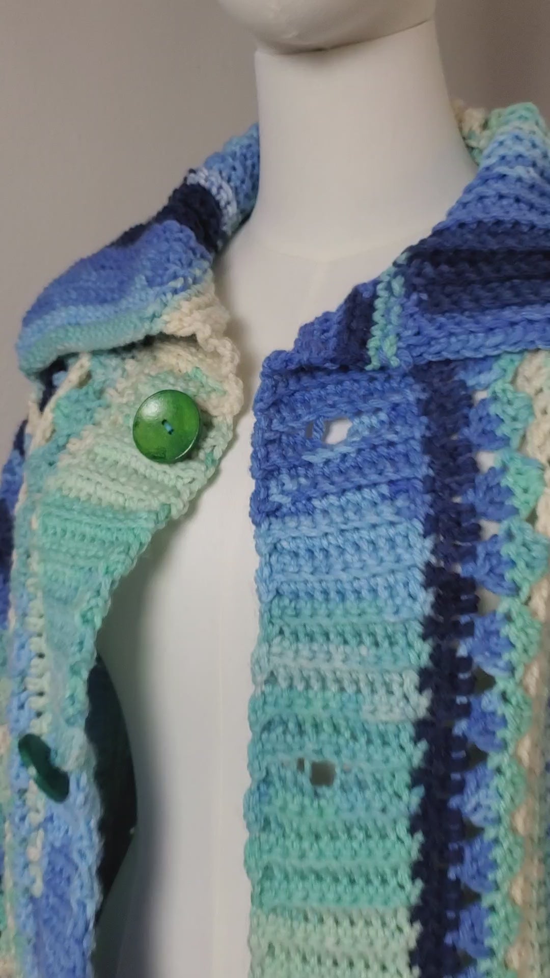 Gehäkelter Cardigan 'Traumfänger'