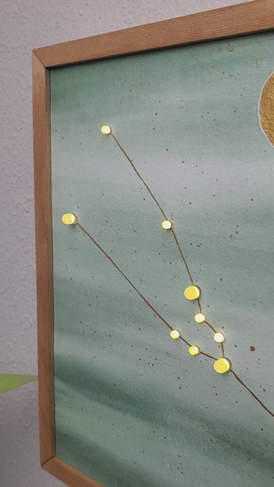 Leuchtendes Sternzeichen 'Stier'